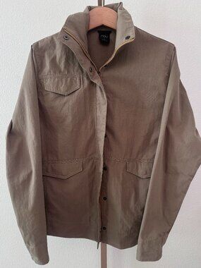 Nau Sample Field Jacket Olive Utility Military Zip Coat Size Small